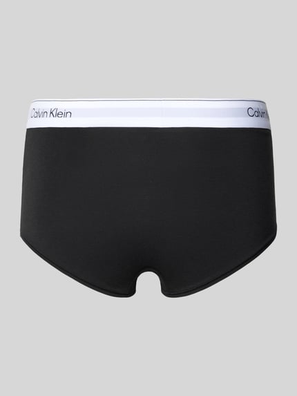 Calvin Klein Underwear Majtki z wyhaftowanym logo model ‘Boyleg’ Czarny 3