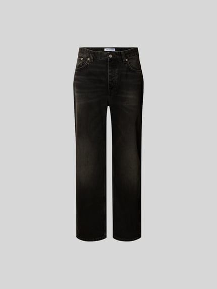 Jeansy o kroju loose fit w 5 kieszeni model „Steve” Shop The Look MANNEQUINE