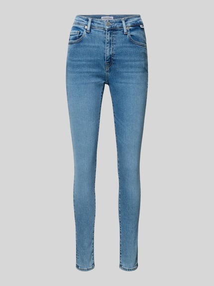 ARMEDANGELS Skinny fit jeans van katoenmix, model 'TILLAA' Lichtblauw - 2