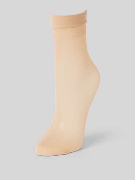 JOOP! COLLECTION Socken mit Label-Stitching Ecru 1