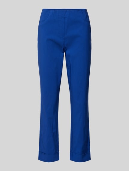Stehmann Spodnie o skróconym kroju slim fit model ‘IGOR’ Niebieski 2