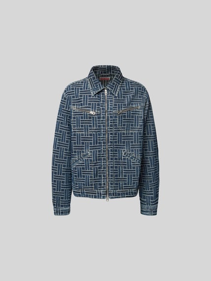 Kenzo Jeansjack met ritssluiting Jeansblauw - 2