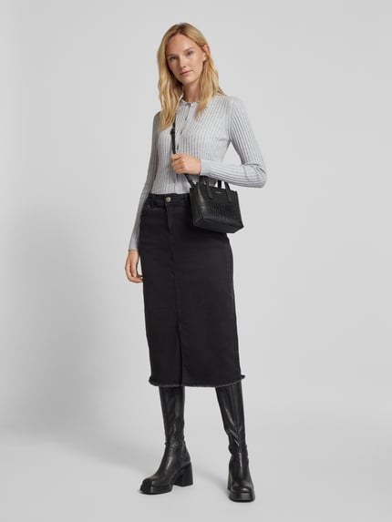 Soyaconcept Regular Fit Strickjacke mit Woll-Anteil Modell 'FETIMA' Hellgrau Melange 1