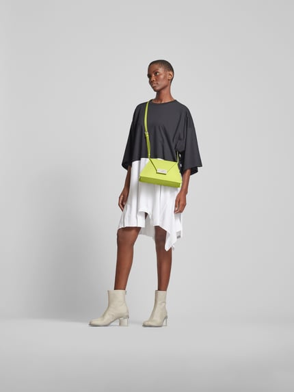 MM6 Maison Margiela Crossbody tas van echt leer Lichtgroen - 1