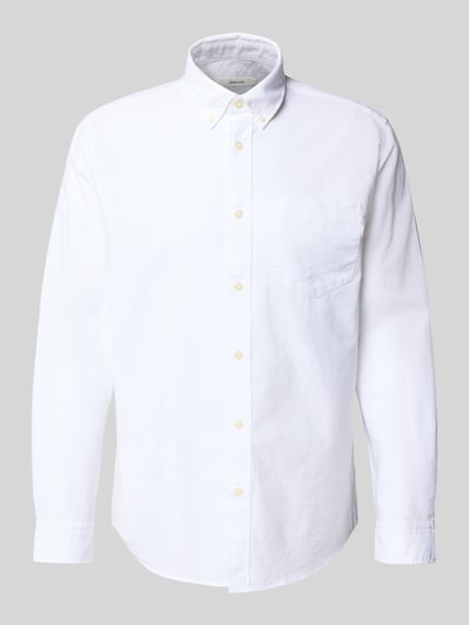 Selected Regular Fit Freizeithemd aus Baumwoll-Mix Modell 'REGRICK' Weiss 2