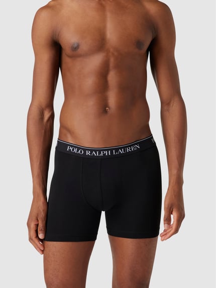 Polo Ralph Lauren Underwear Trunks aus Baumwoll-Mix im 3er-Pack Hellgrau Melange 1