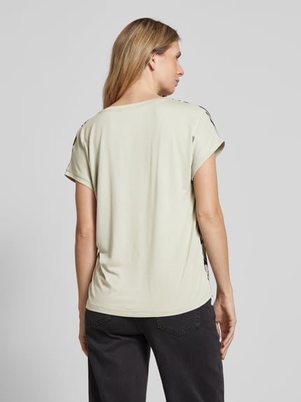 b.young T-Shirt aus Viskose-Mix mit Rundhalsausschnitt Modell 'Panya' Gruen 5