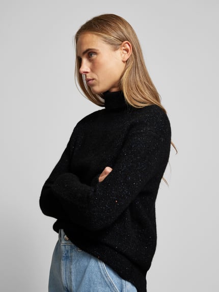 Joseph Pullover met geribde boorden Zwart - 3