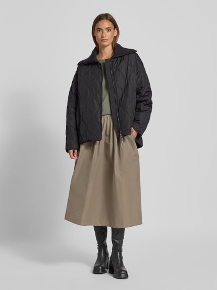 WITHBLACK Steppjacke mit Strukturmuster Black 1
