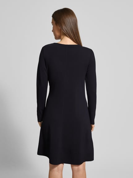 Weekend Max Mara Sukienka z dżerseju z mieszanki wiskozy model 'RETE' Czarny 5
