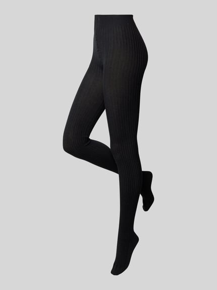FALKE Strumpfhose mit Strukturmuster Modell 'Family' Dunkelgrau 1