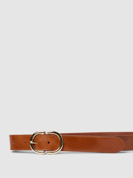 Weinmann Riem van runderleer met doornsluiting Cognac - 2