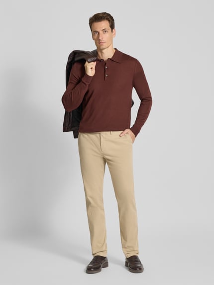 g1920 Chinos z francuskimi kieszeniami model 'Tybalt' Beżowy 1