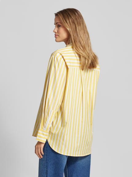Tommy Hilfiger Easy Fit Hemdbluse mit Knopfleiste GELB 5