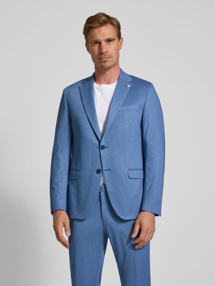 DIGEL Marynarka na dwa guziki o kroju slim fit model ‘Anello’ Jasnoniebieski 4