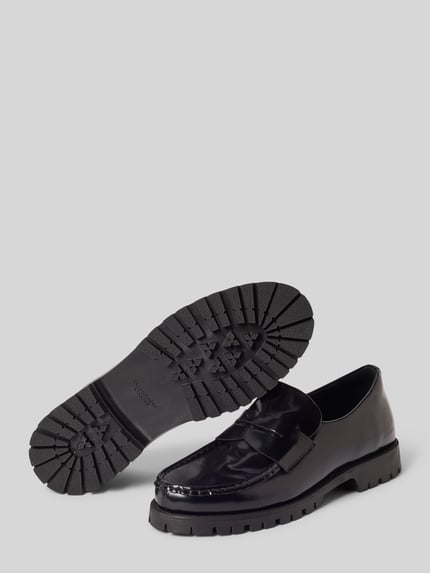Copenhagen Loafer aus Rindsnappa mit Profilsohle Black 4