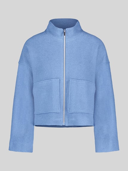 Betty Barclay Oversized Kurzblazer aus Viskose-Woll-Mix Sky 2