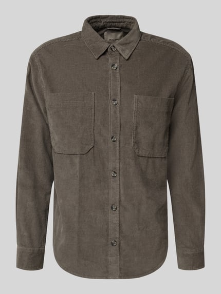 ONLY & SONS Loose Fit Freizeithemd aus reiner Baumwolle Modell 'ALP' Hellgrau 2