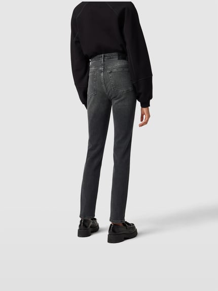 Anine Bing Jeansy z wysokim stanem w kroju skinny fit Ciemnoszary 5