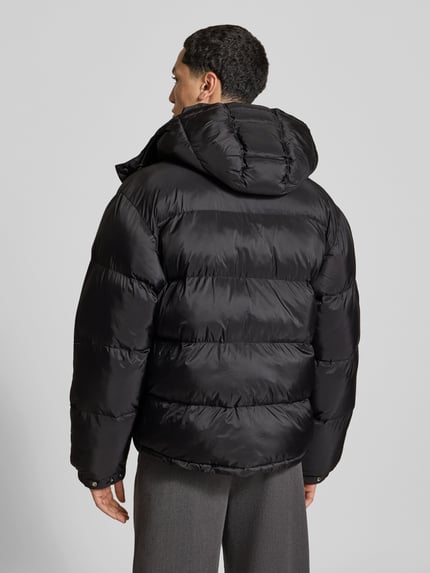 Officine Générale Daunenjacke mit abnehmbarer Kapuze Black 5