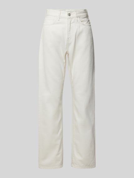 Carhartt Work In Progress Straight Leg Jeans aus reiner Baumwolle Modell 'Noxon' Ecru 2