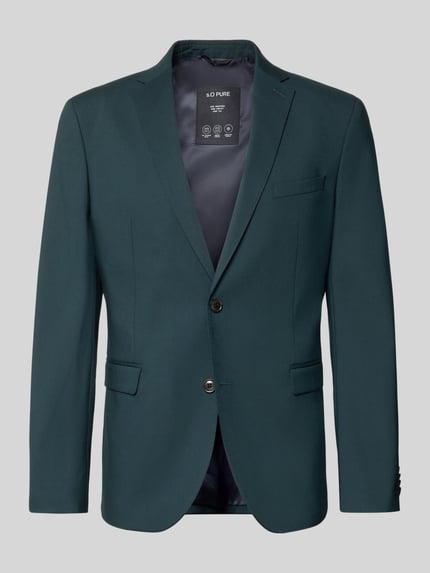 Regular Fit Anzugsakko mit Viskose-Anteil Shop The Look MANNEQUINE