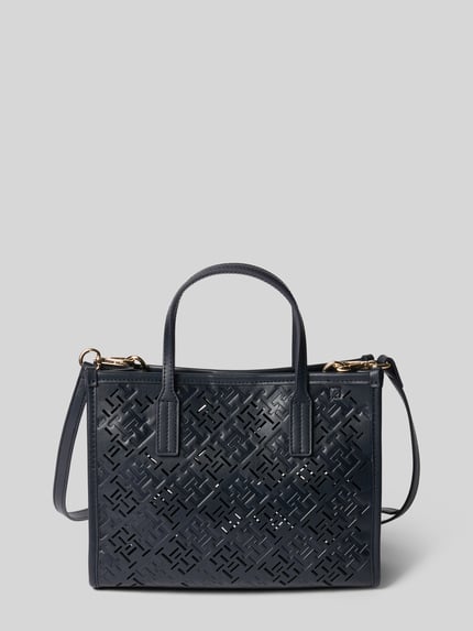 Tommy Hilfiger Henkeltasche mit Monogramm Design Marine 2
