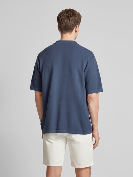 KnowledgeCotton Apparel Freizeithemd mit Knopfleiste Rauchblau 5