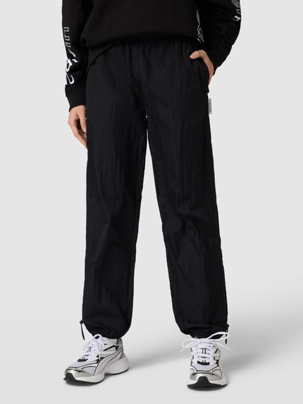 Calvin Klein Performance Stoffhose mit elastischem Bund Black 4