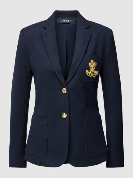 Lauren Ralph Lauren Blazer mit Label-Detail Modell 'ANFISA' Marine 2