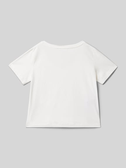 MANGO T-Shirt aus reiner Baumwolle Ecru 3