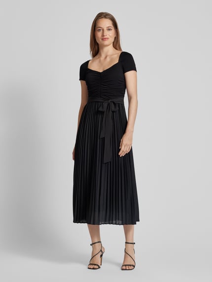 GUESS Midikleid mit Raffungen Modell 'VERONICA' Black 4