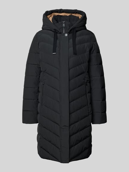FUCHS SCHMITT Steppmantel mit Kapuze und Reißverschlusstaschen Black 2
