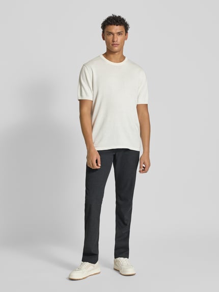 MCNEAL Straight leg broek met achterzakken Donkergrijs - 1