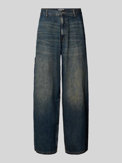 Baggy Fit Jeans mit französischen Eingrifftaschen Shop The Look MANNEQUINE
