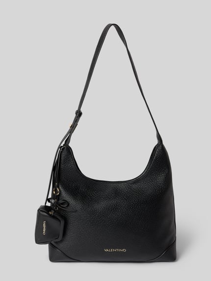 Productfoto, zwarte schoudertas met logodetail model 'NORTHA RE' van Valentino Bags, Dames schoudertas