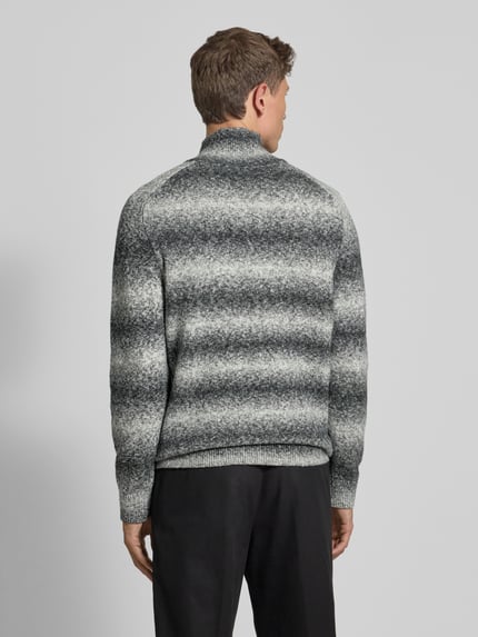 DRYKORN Półgolf Sweter z dodatkiem wełny Model 'EDDARD' Średnioszary 5