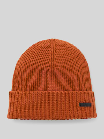 BOSS Mütze aus reiner Schurwolle  Orange 2