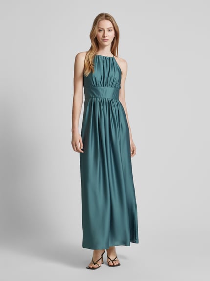 SWING Abendkleid mit Spaghettiträgern Gruen 4