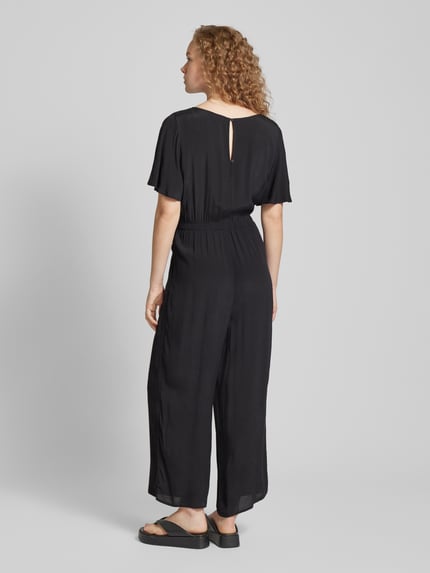 Tom Tailor Denim Jumpsuit mit gelegten Falten Black 5