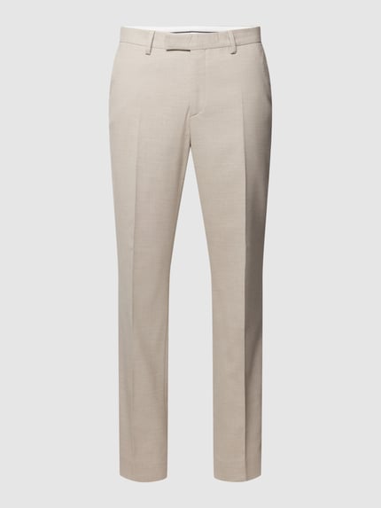 Pierre Cardin Regular Fit Stoffhose mit Strukturmuster Modell 'Ryan' Beige 2