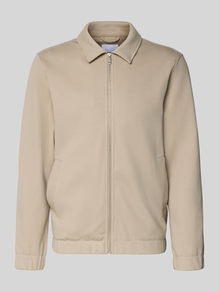 Jacke mit Umlegekragen und Reißverschluss Shop The Look MANNEQUINE