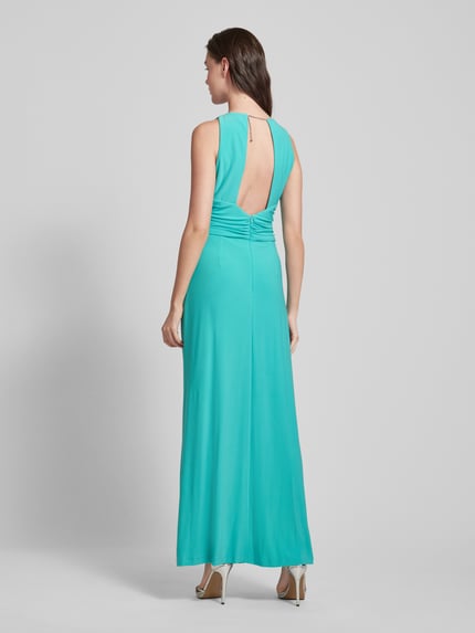 Paradi Abendkleid mit gelegten Falten Smaragd 5