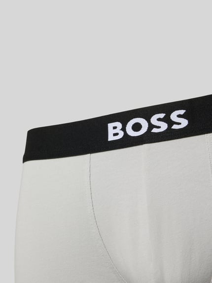 Produktfoto, Boxer Brief aus Baumwoll-Mix im 3er-Pack von BOSS, Optik: Unifarben, Passform: Skinny-Fit, Label-Bund, Multipack:3er-Pack, Materialverarbeitung: Stretch, Farbe: hell, Struktur: weich
