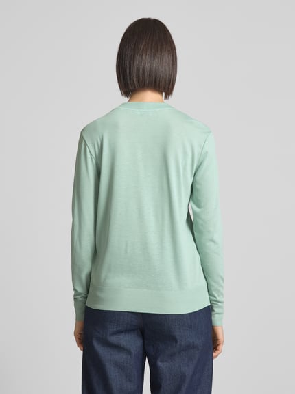 MAERZ Muenchen Strickjacke mit Knopfleiste Mint 5