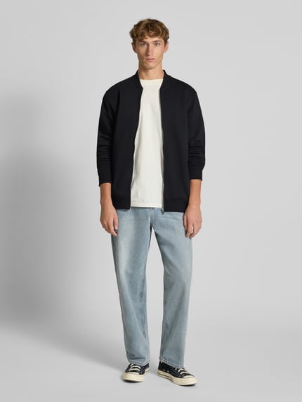 ONLY & SONS Regular Fit Sweatjacke aus Baumwoll-Mix Modell 'CERES' Black 1