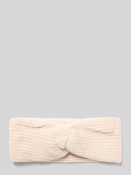 Christian Berg Woman Hoofdband met wol Beige - 1