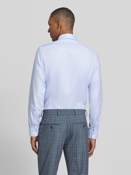 Seidensticker Slim Fit Businesshemd mit Kentkragen Bleu 5