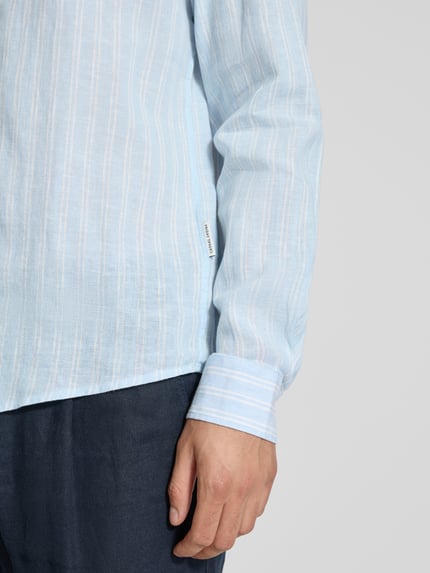 Casual Friday Koszula casualowa z listwą guzikową model ‘DALLAS’ Jasnoniebieski 3
