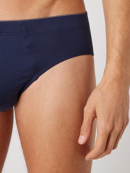 HANRO Slip met stretch-aandeel Donkerblauw - 5